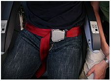 Lap Seat Belt still used in Aeroplanes
