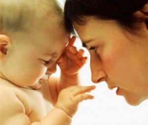 Mother with Baby Child