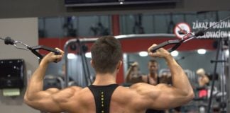 The Reinforcement Back Gym Fitness Exercise Man